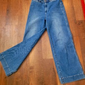 Gap wide leg crop tall jeans